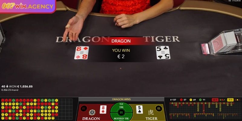 Theo dõi kết quả và xu hướng trong Dragon tiger 007win