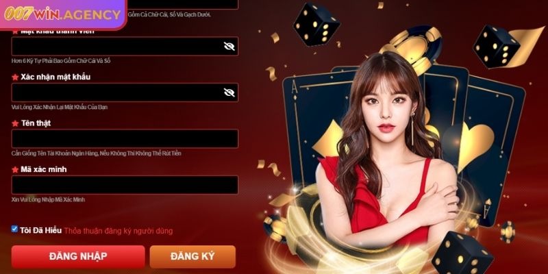 Điều kiện cần có khi tiến hành đăng ký 007Win