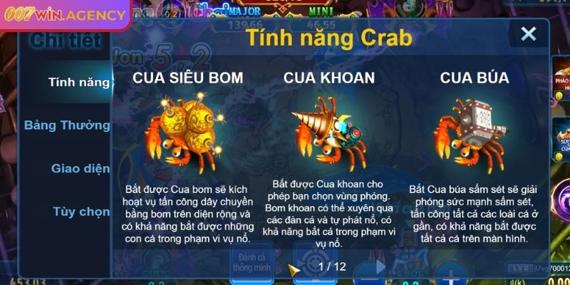 Tính năng đặc biệt trong game